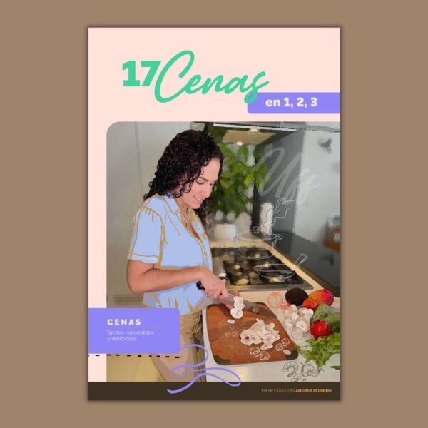 Ebook recetas cenas Andrea Romero